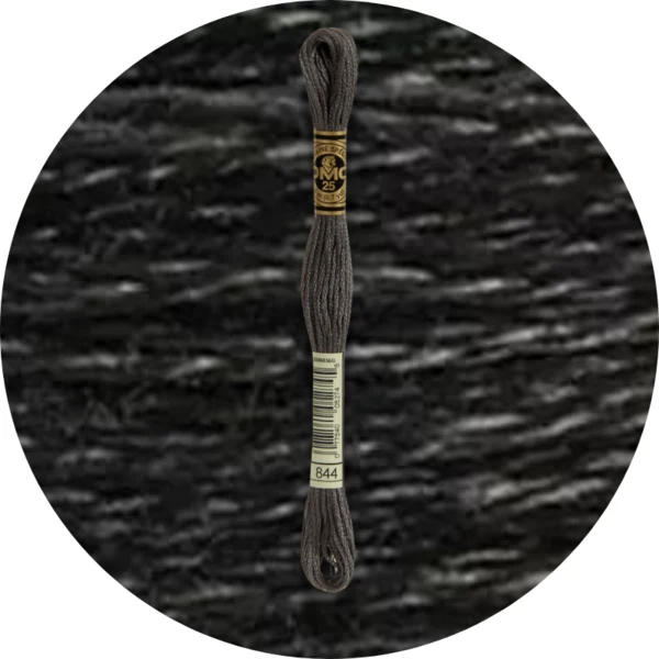 DMC Mouliné Spécial 25 Broderigarn, Ensfarvet, Neutrale nuancer